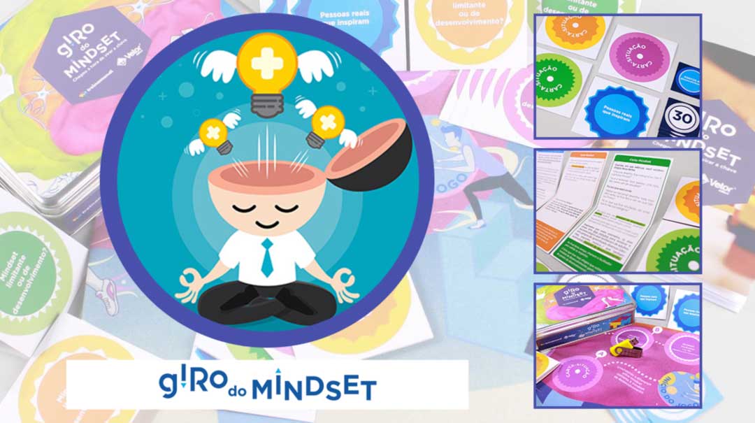 Imagem vetorial representando um executivo em posição de meditação refletindo sobre Mindset